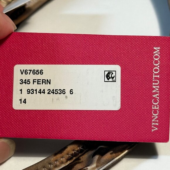 Vince Camuto Reversible One-Piece Swimsuit Leopard & Palm Print Size 14 Women's - Picture 8 of 9